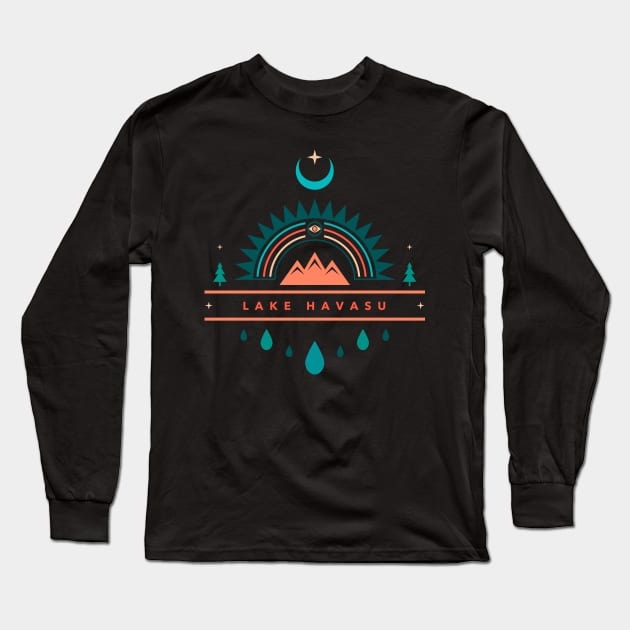 LAKE HAVASU BOHO Long Sleeve T-Shirt by LeapDaze